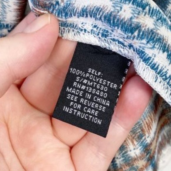 Anthropologie Maeve Plaid Open Tulip Back Blouse XS - Picture 9 of 9